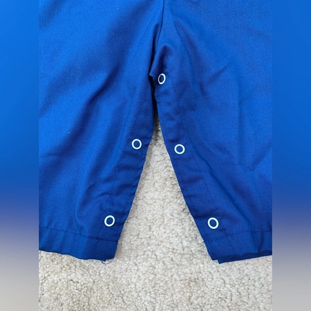 Vintage Health-Tex Size 24 Months Sailboard Embroidered Overalls